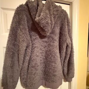 Free Press Soft Gray Fleece Jacket